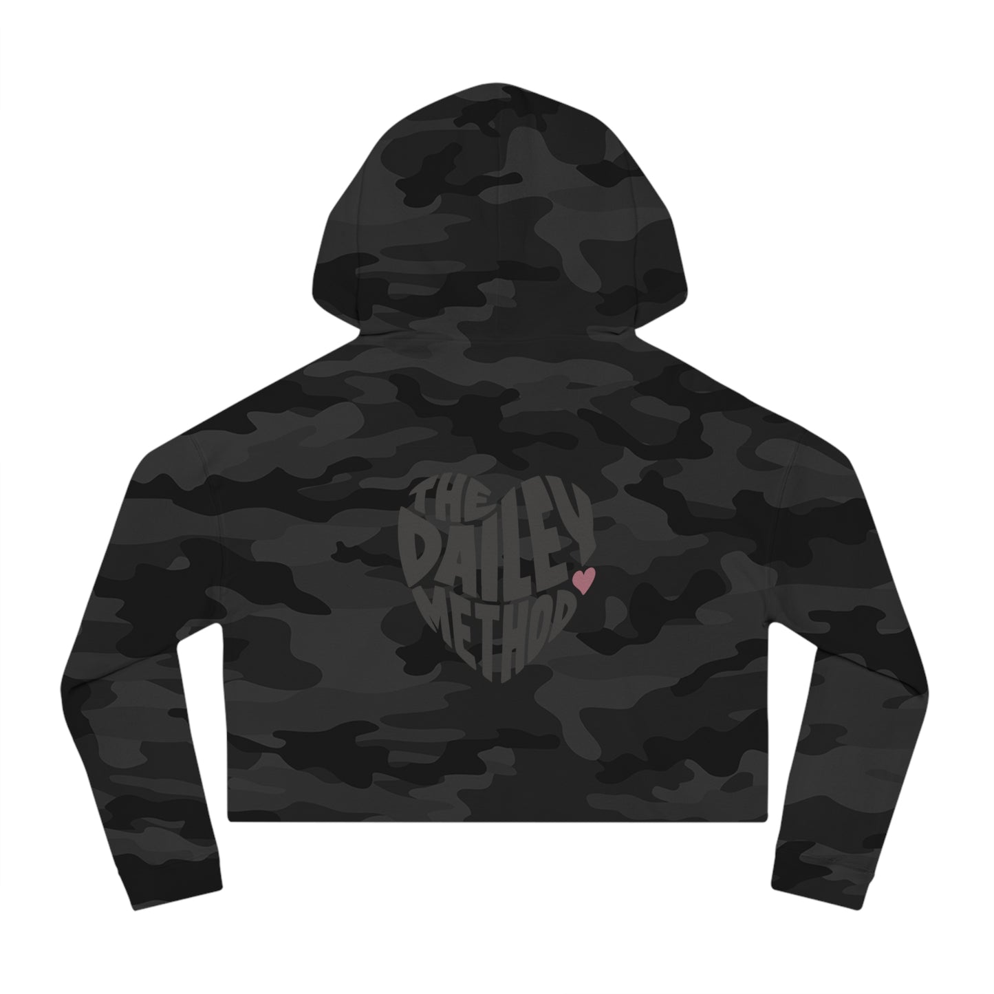Cropped Hoodie with The Dailey Method Heart Design