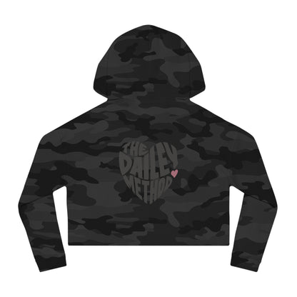 Cropped Hoodie with The Dailey Method Heart Design
