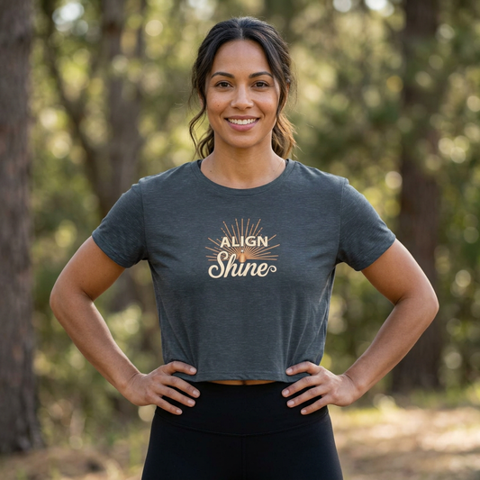 Align + Shine Women's Crop Top