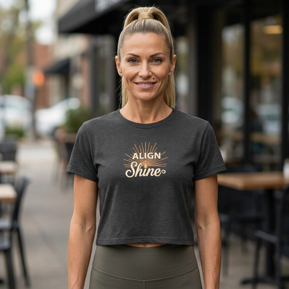 Align + Shine Women's Crop Top