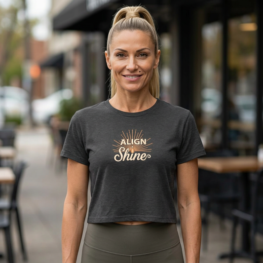 Align + Shine Women's Crop Top