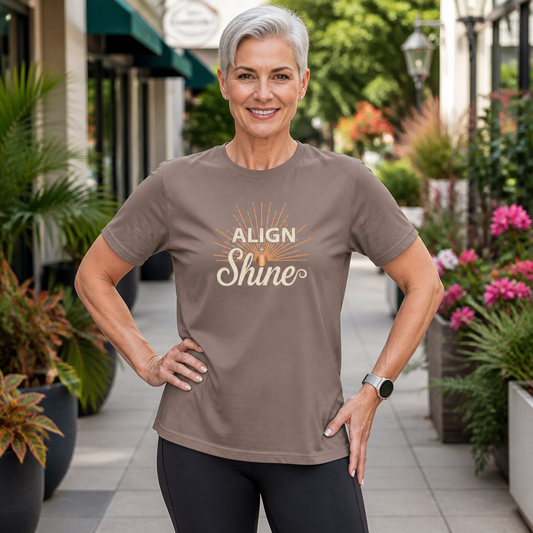 Align & Shine Unisex Graphic T-Shirt