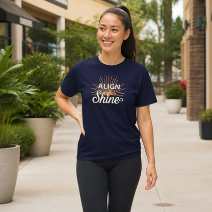 Align & Shine Unisex Graphic T-Shirt