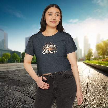 Align + Shine Women's Crop Top