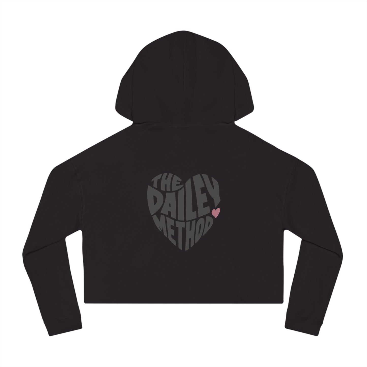 Cropped Hoodie with The Dailey Method Heart Design