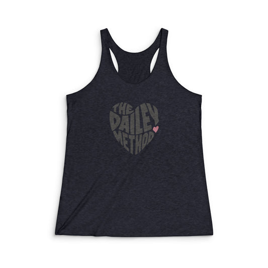 The Dailey Method Heart Design Racerback Tank