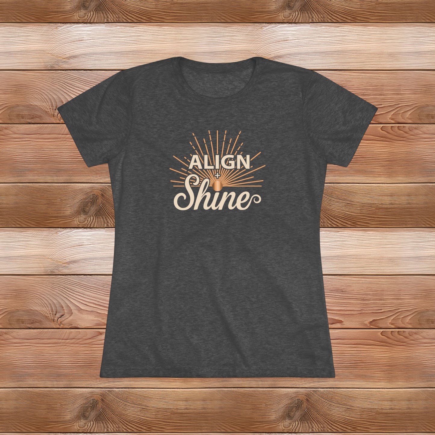 Align + Shine Women's Tee — Tri Blend Fabric