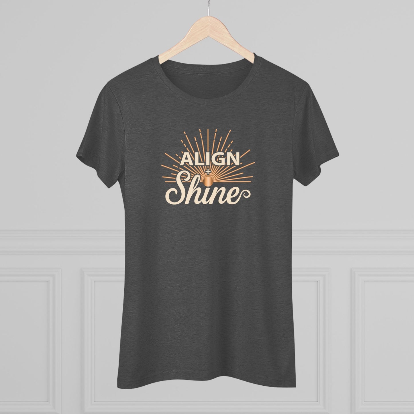 Align + Shine Women's Tee — Tri Blend Fabric