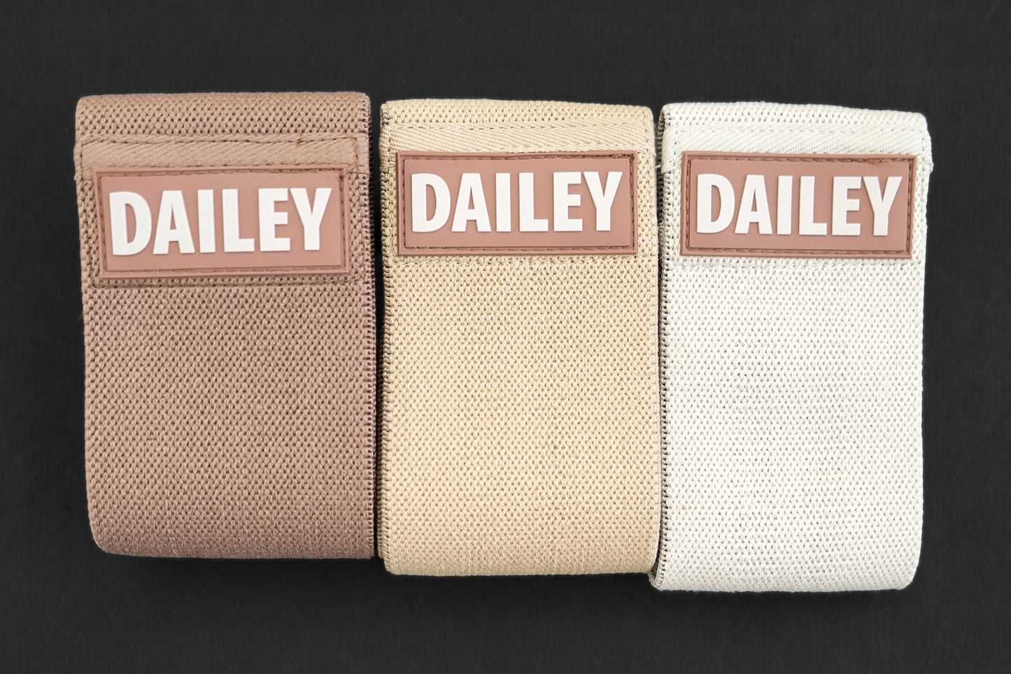 Branded Circular Band Set of 3